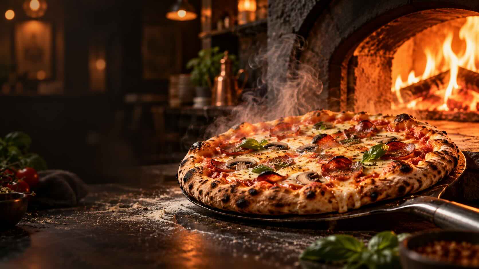 Vruća pizza tek iz rerne - Picerija Fjužn